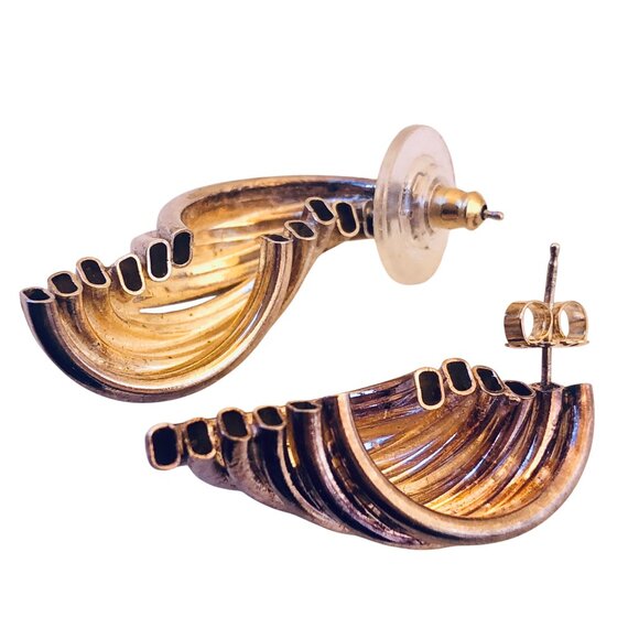 Vintage Silver Earrings Posts for Pierced Ears - Picture 9 of 12